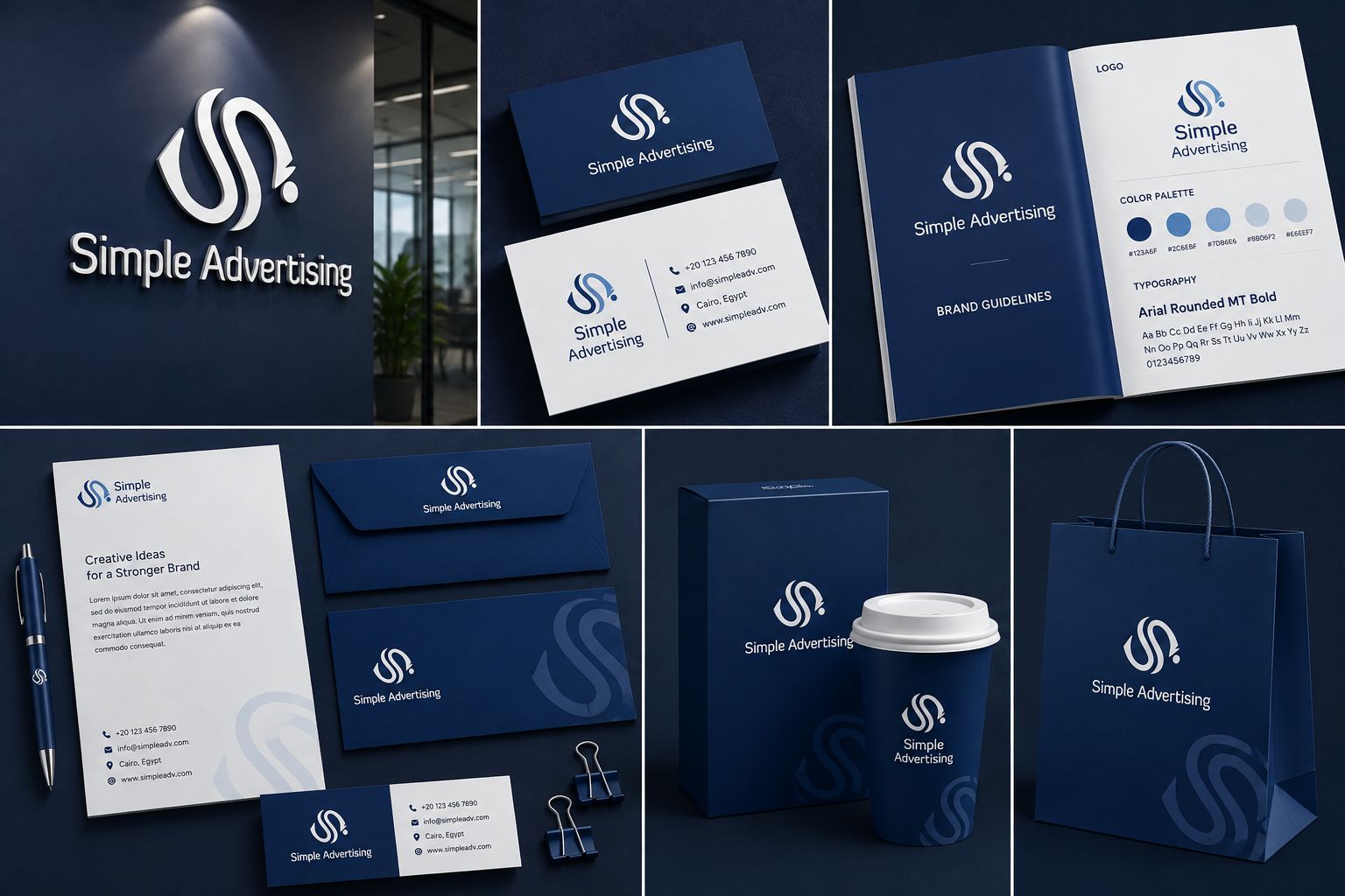Branding & Visual Identity work by Simple Advertising