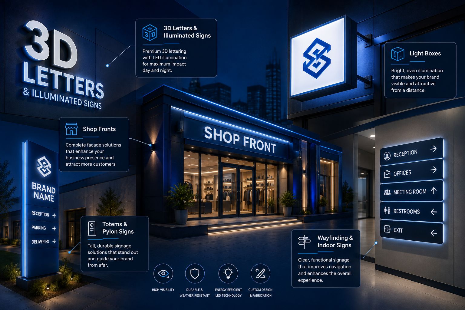 Signage & Advertising Displays work by Simple Advertising